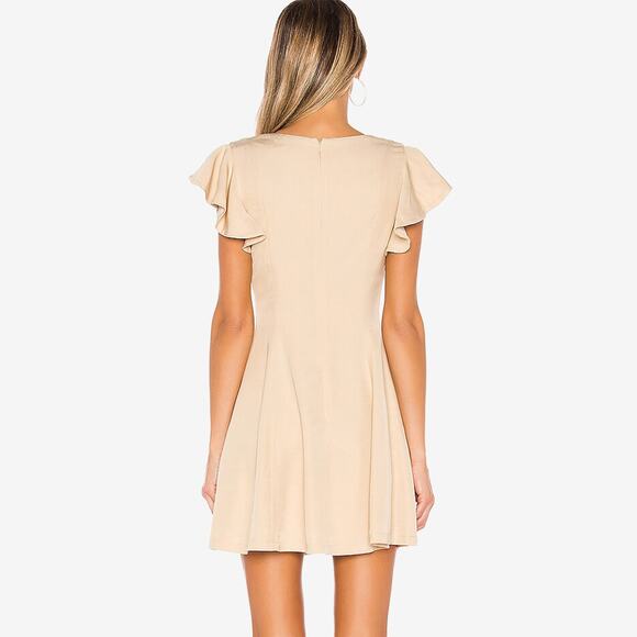 Tularosa Danica Mini Dress Extra Small Khaki - Picture 2 of 2